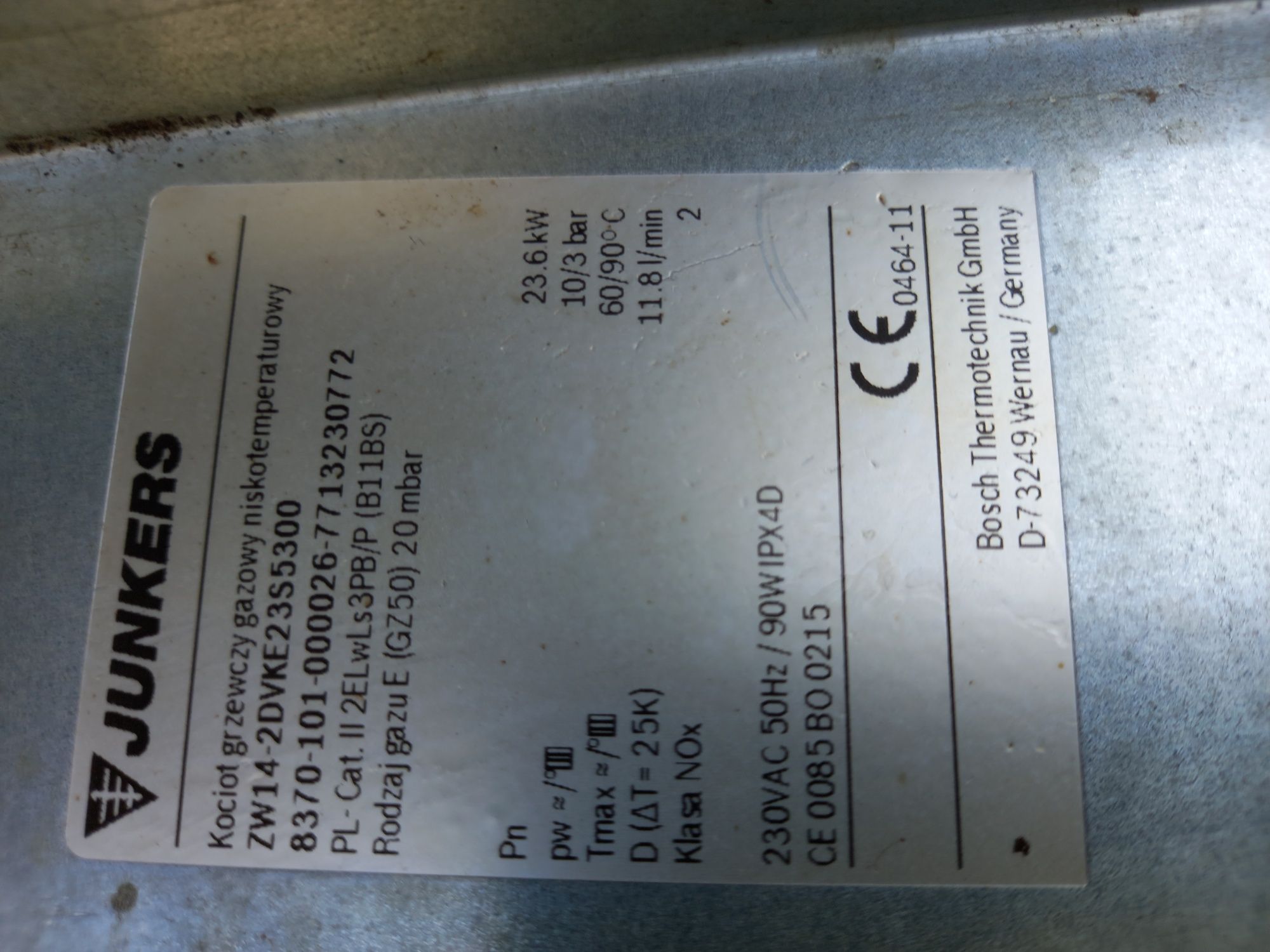 Honeywell VK4105N 5073 - moduł gazu Junkers