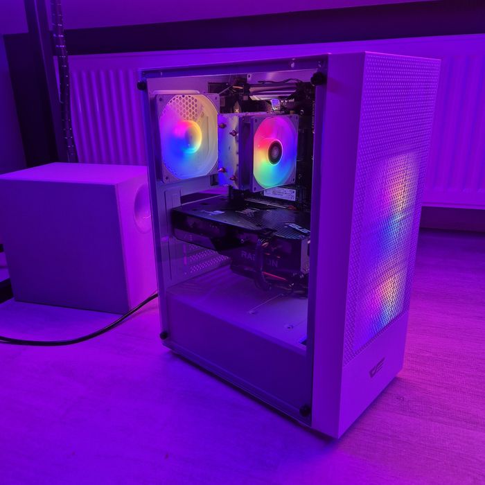Komputer RX6600XT/RTX3060TI/R5 5500/Gamingowy/Okazja/RGB windows10pro