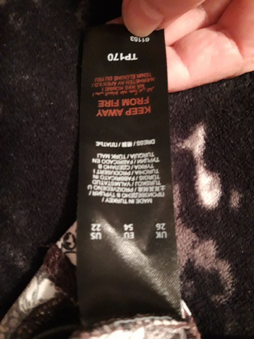 Nowa krótka sukienka plus size rozmiar 52/54/56  7XL  Capsule