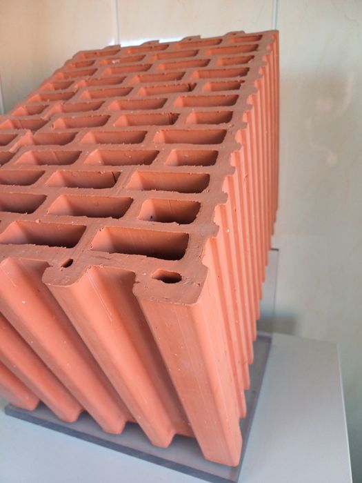 Pustak ceramiczny Keram porotherm max caramika 
Zastosowanie:
Ściany m