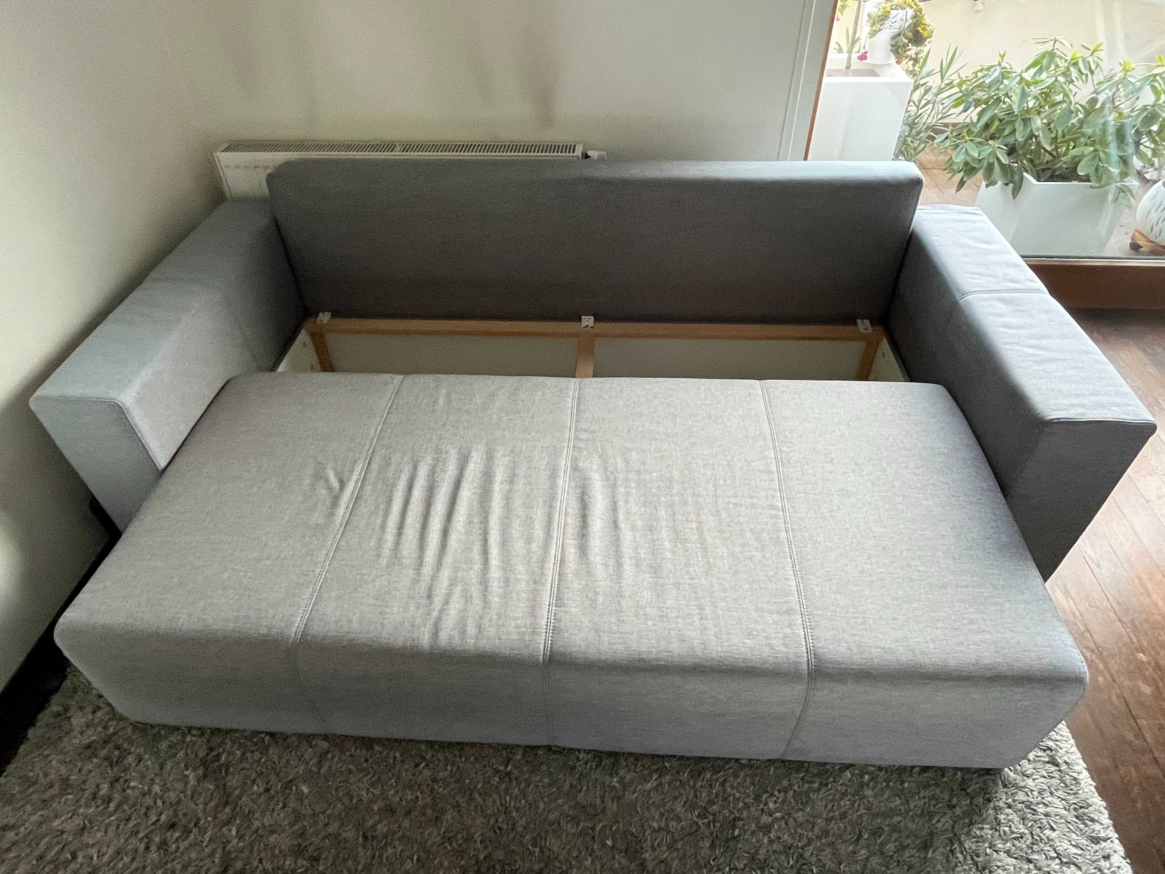 Sofa / Kanapa rozkładana kolor szary - odbiór W-wa Bemowo