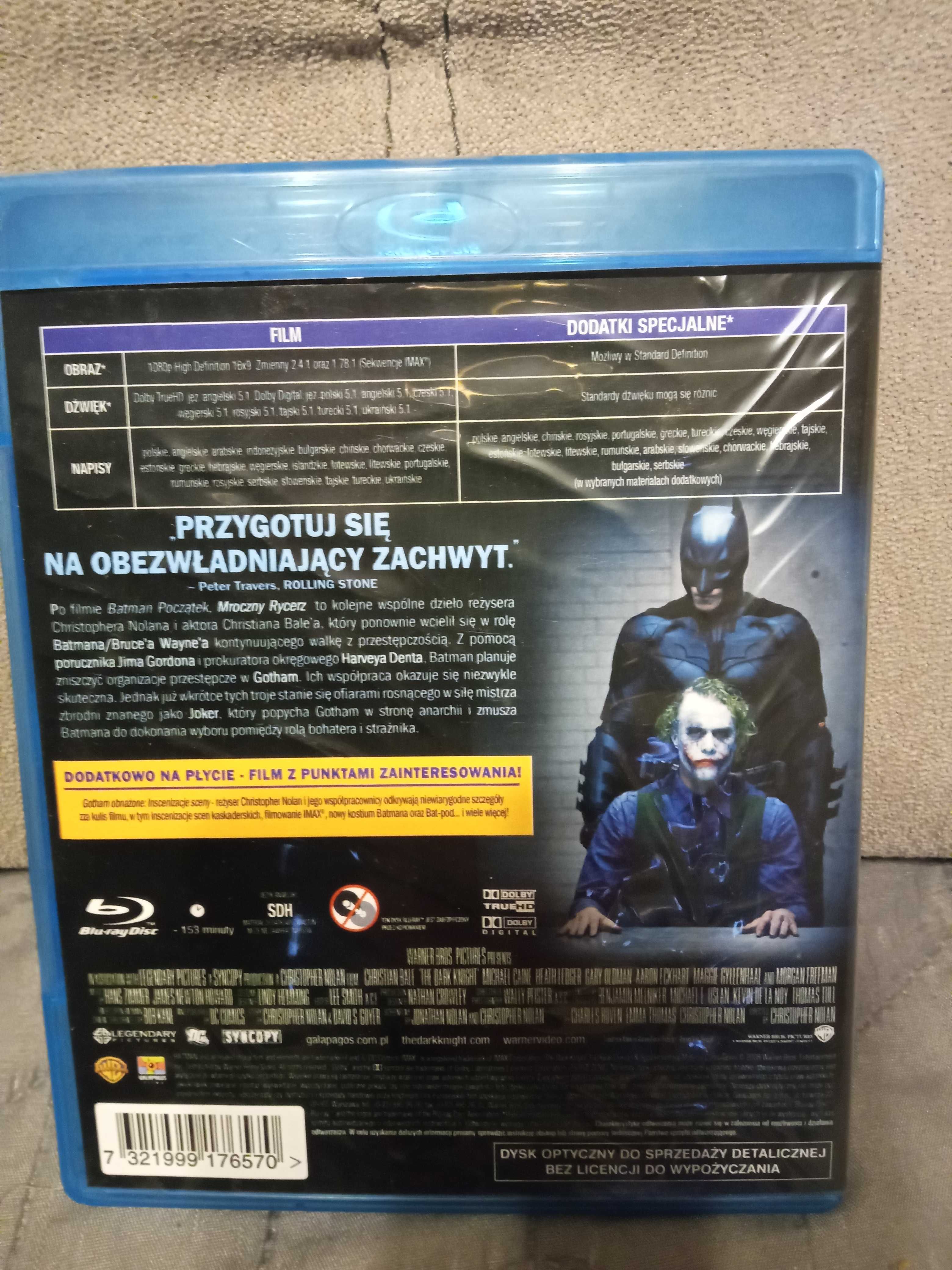 Mroczny Rycerz Batman Blu Ray