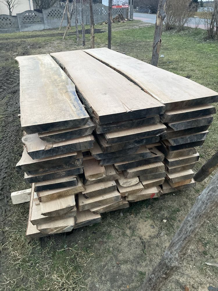 Tarcica, deska, kantówka dębowa, dąb rodzimy, czerwony