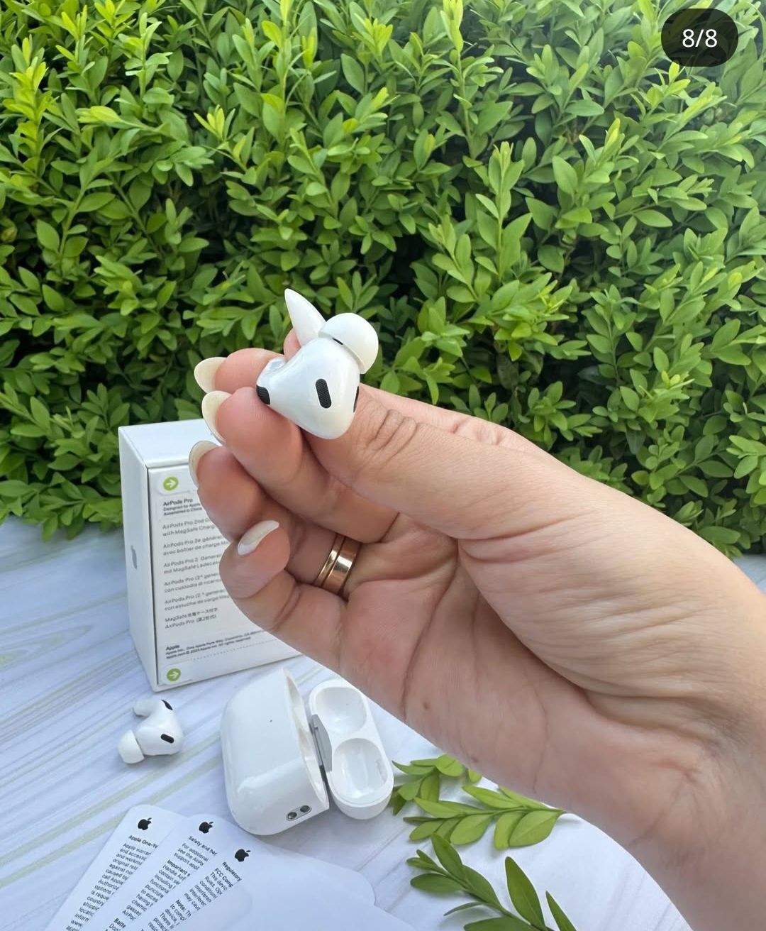 Стильні бездротові навушники airPods pro 2 + чохол в подарунок