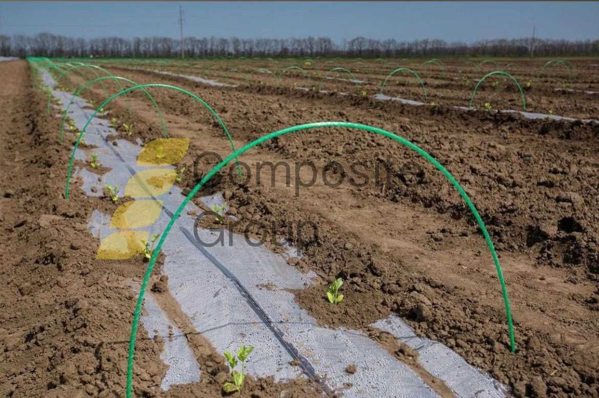 Композитная арматура 8мм зеленая для парника, теплиц гладкая Ф4-12мм