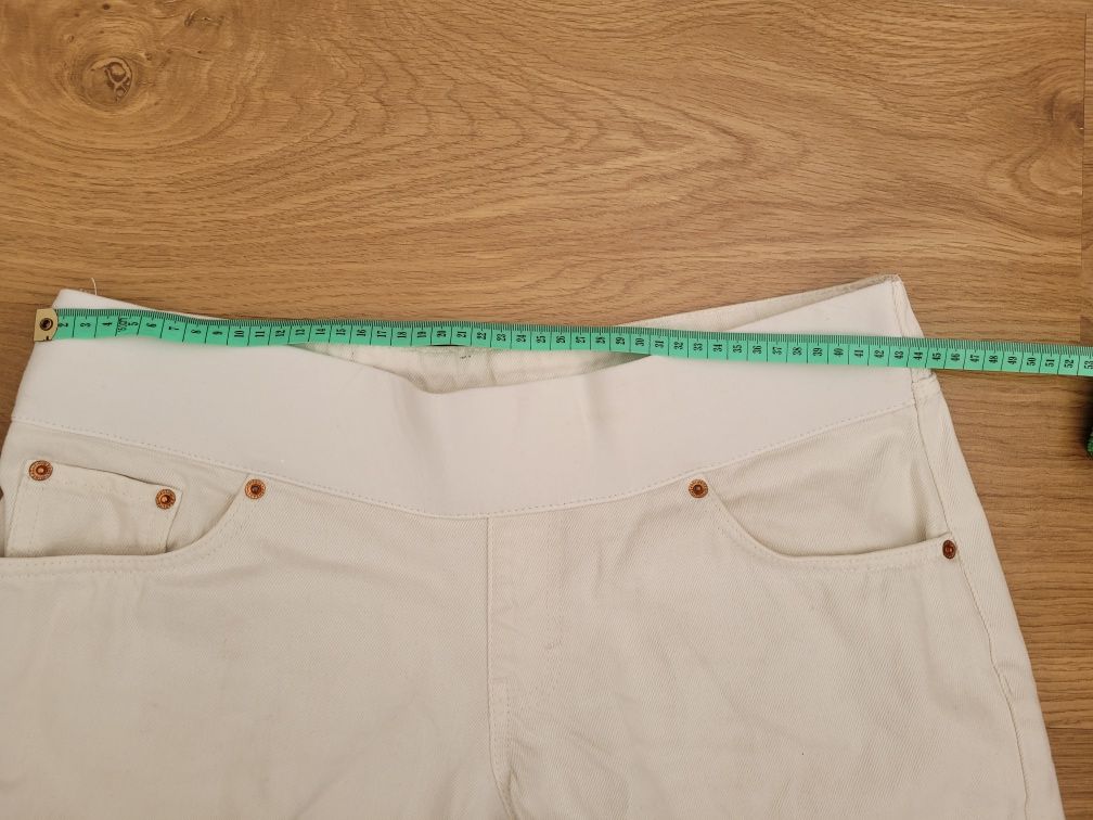 Spodenki ciążowe białe Top Shop r.38/M/10