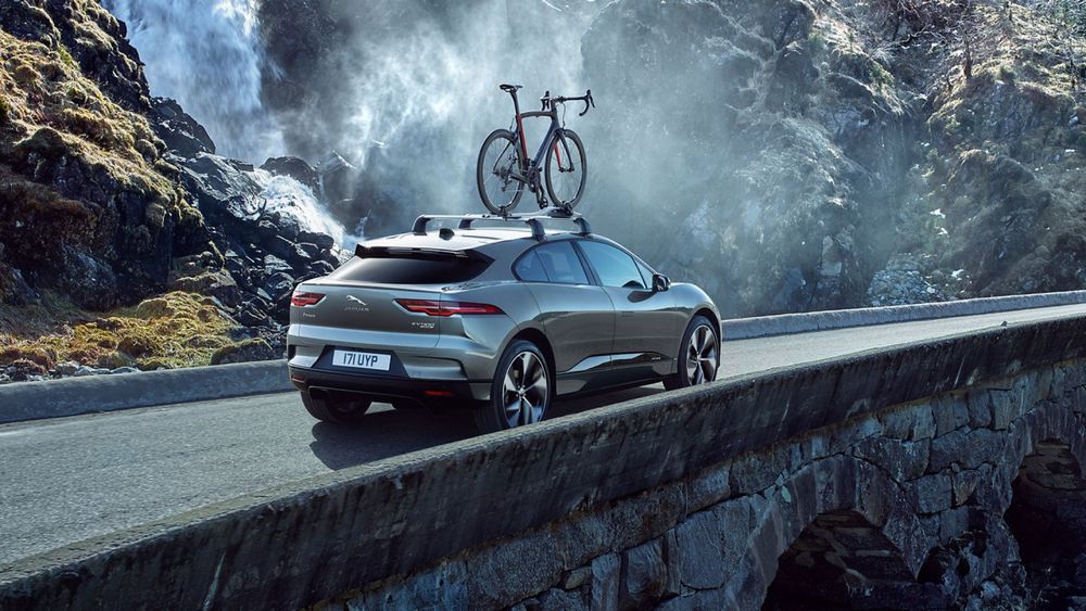 Barras de tejadilho para Jaguar iPace originais
