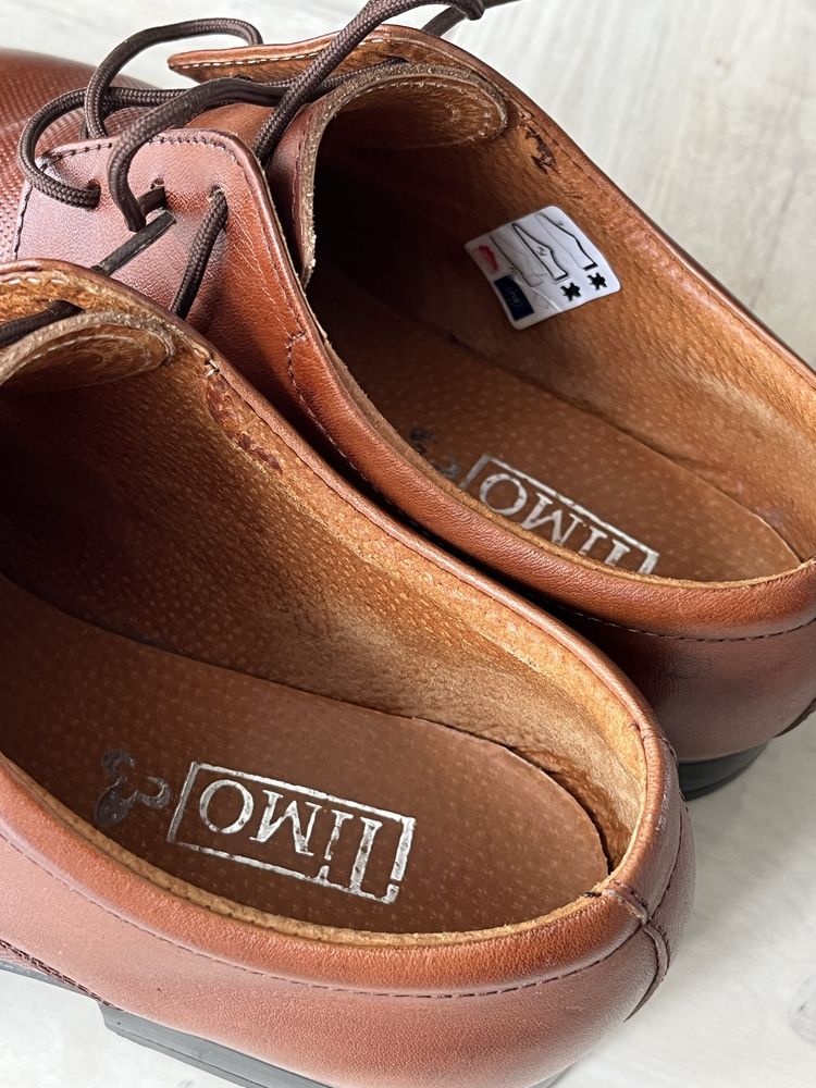 Buty skórzane komunijne  eleganckie