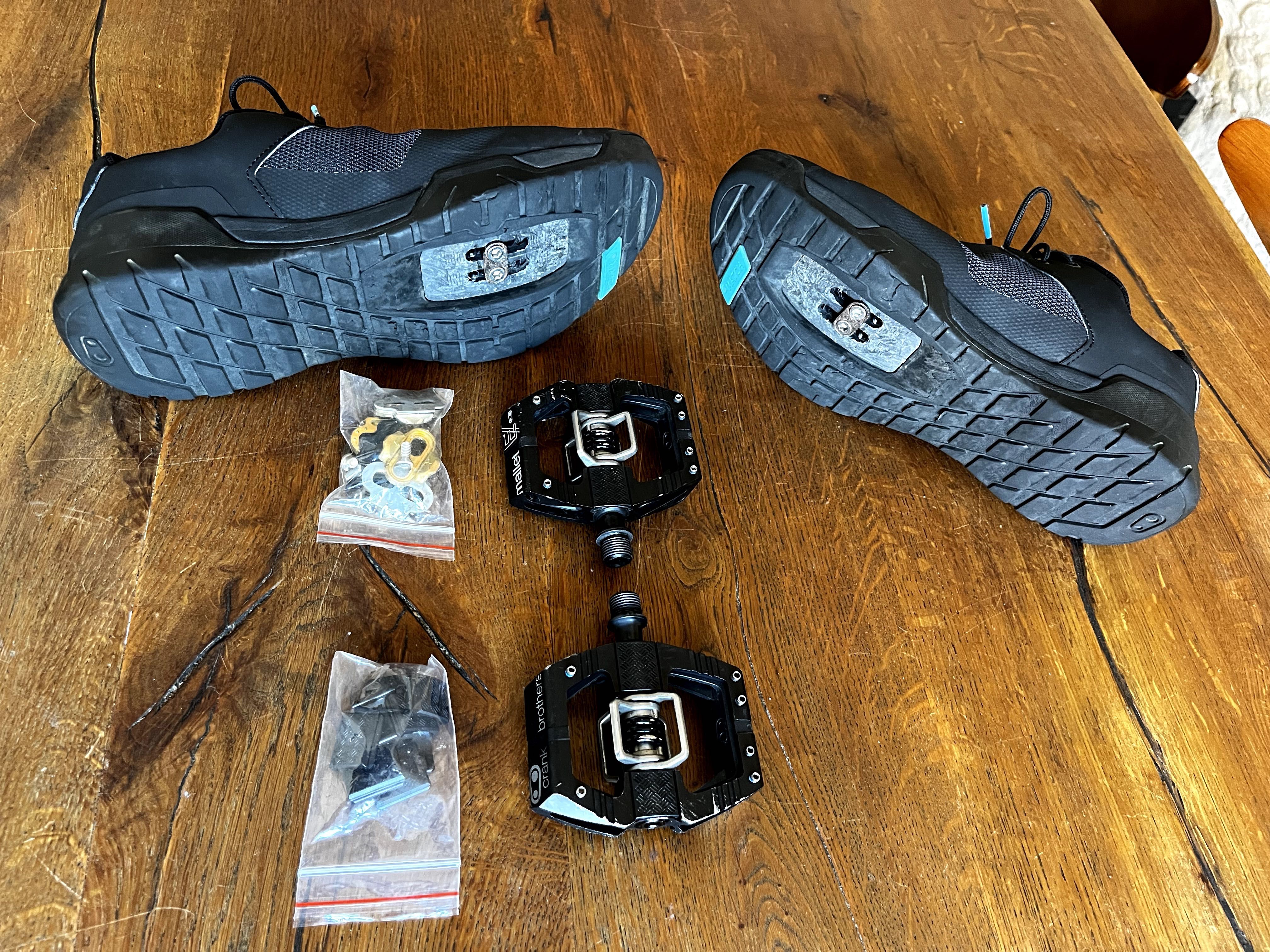 Crankbrothers Mallet Enduro Lace CLIP-IN Shoes + Mallet  Pedals
