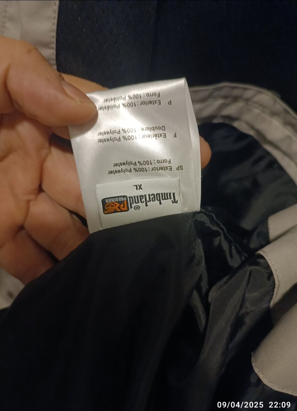Parka Timberland PRO tamanho L