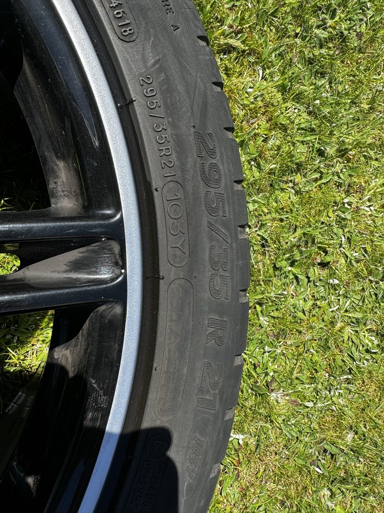 Felgi Porsche Cayenne R21 295/35/R21 czarne + opony letnie