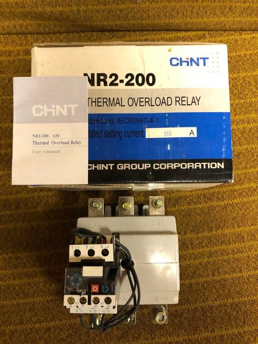 Теплове реле NR2-200 160 A, Chint (Нове)