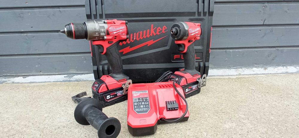 MILWAUKEE 18V 5Ah FID3 FPD3 Wkrętarka i Zakrętarka