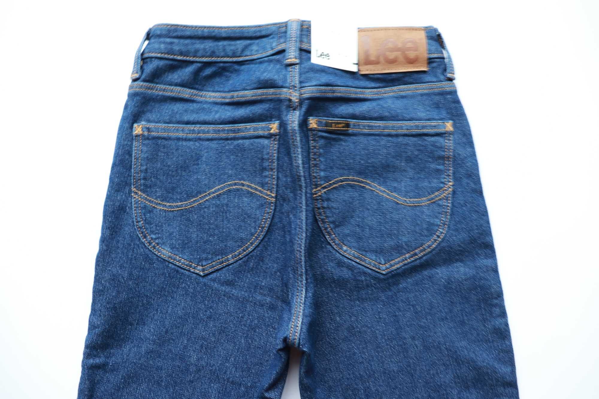 LEE SCARLETT HIGH W27 L33 damskie spodnie jeansy nowe skinny