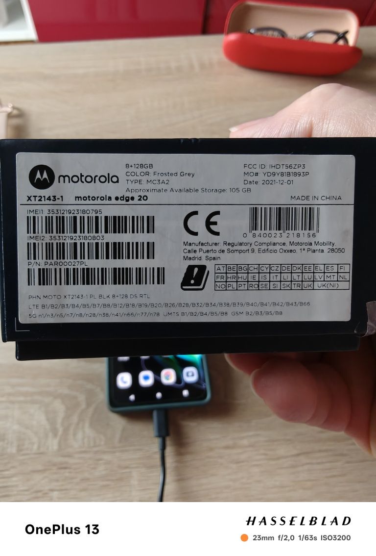 Motorola edge 20