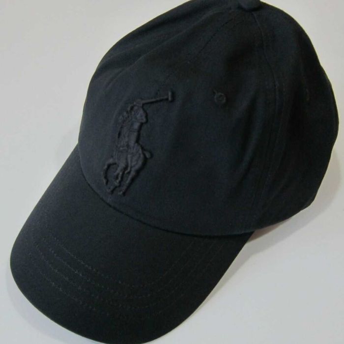 Кепка бейсболка Рolo Ralph Lauren 3 cotton black оригінал