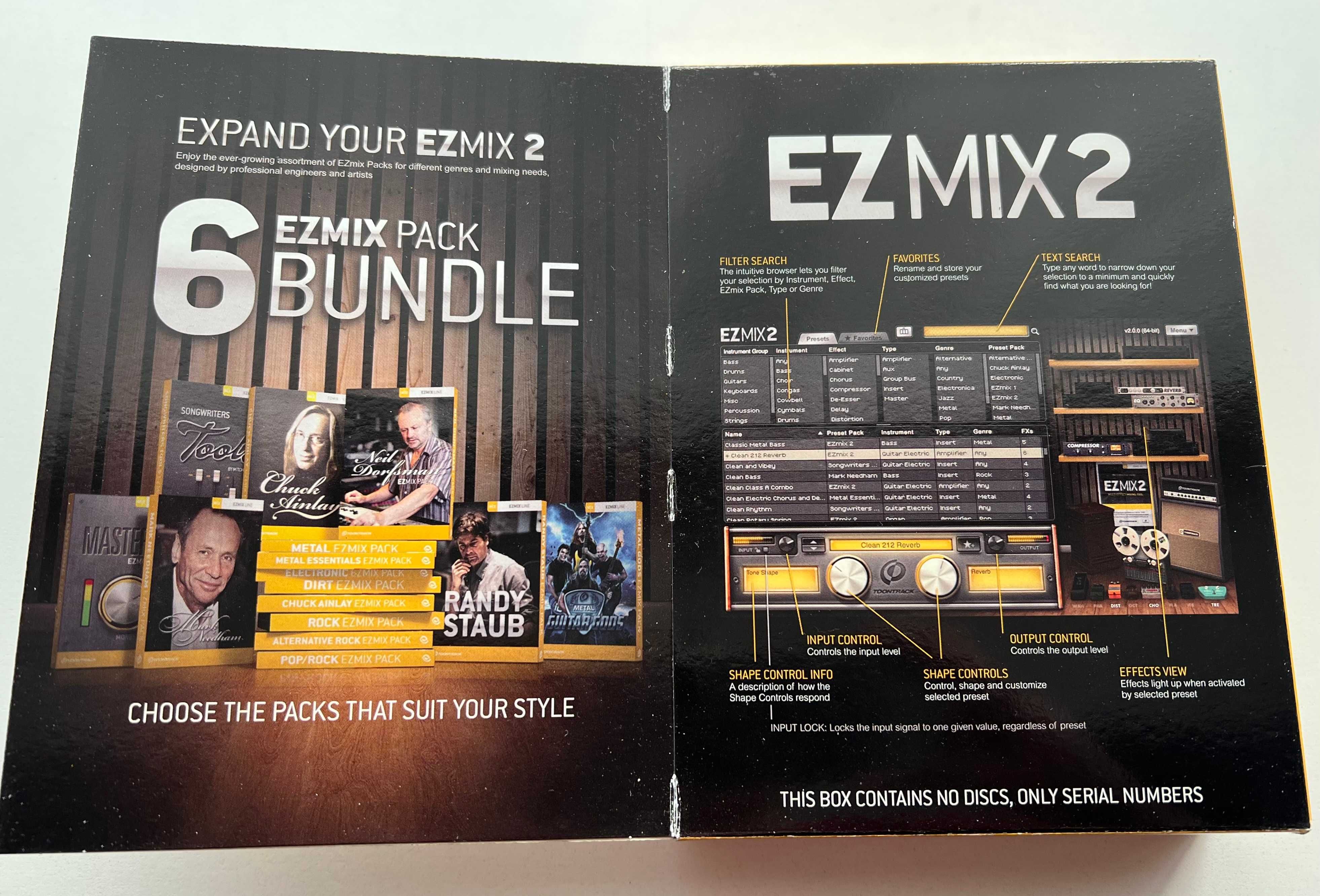 Toontrack EZmix 2 & 6 Pack, Oryginalna Licencja