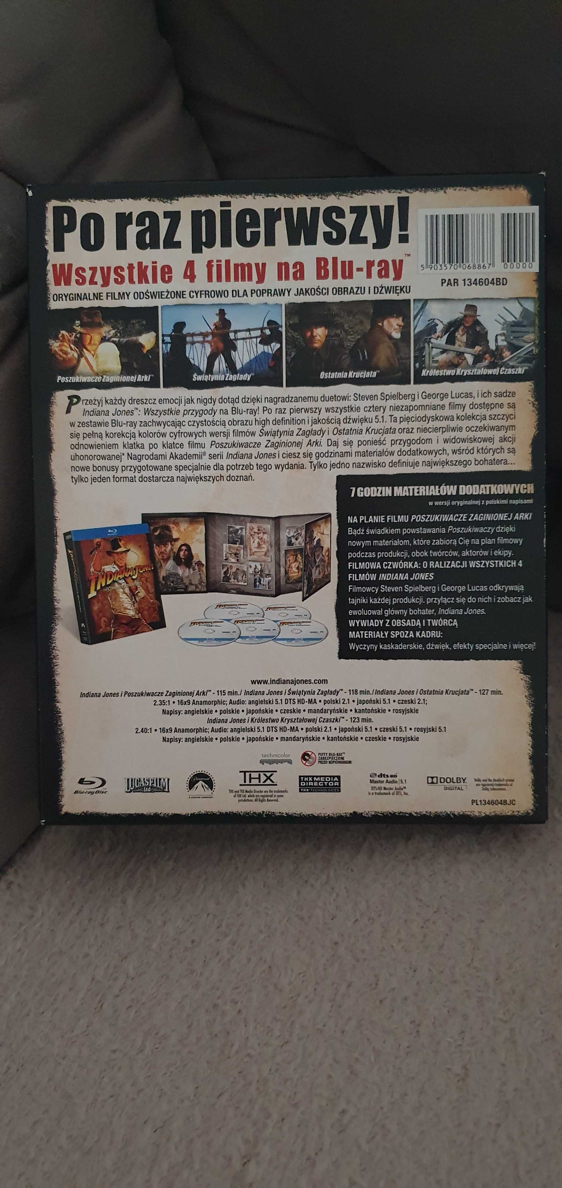 Indiana Jones The Complete Adventures BluRay PL