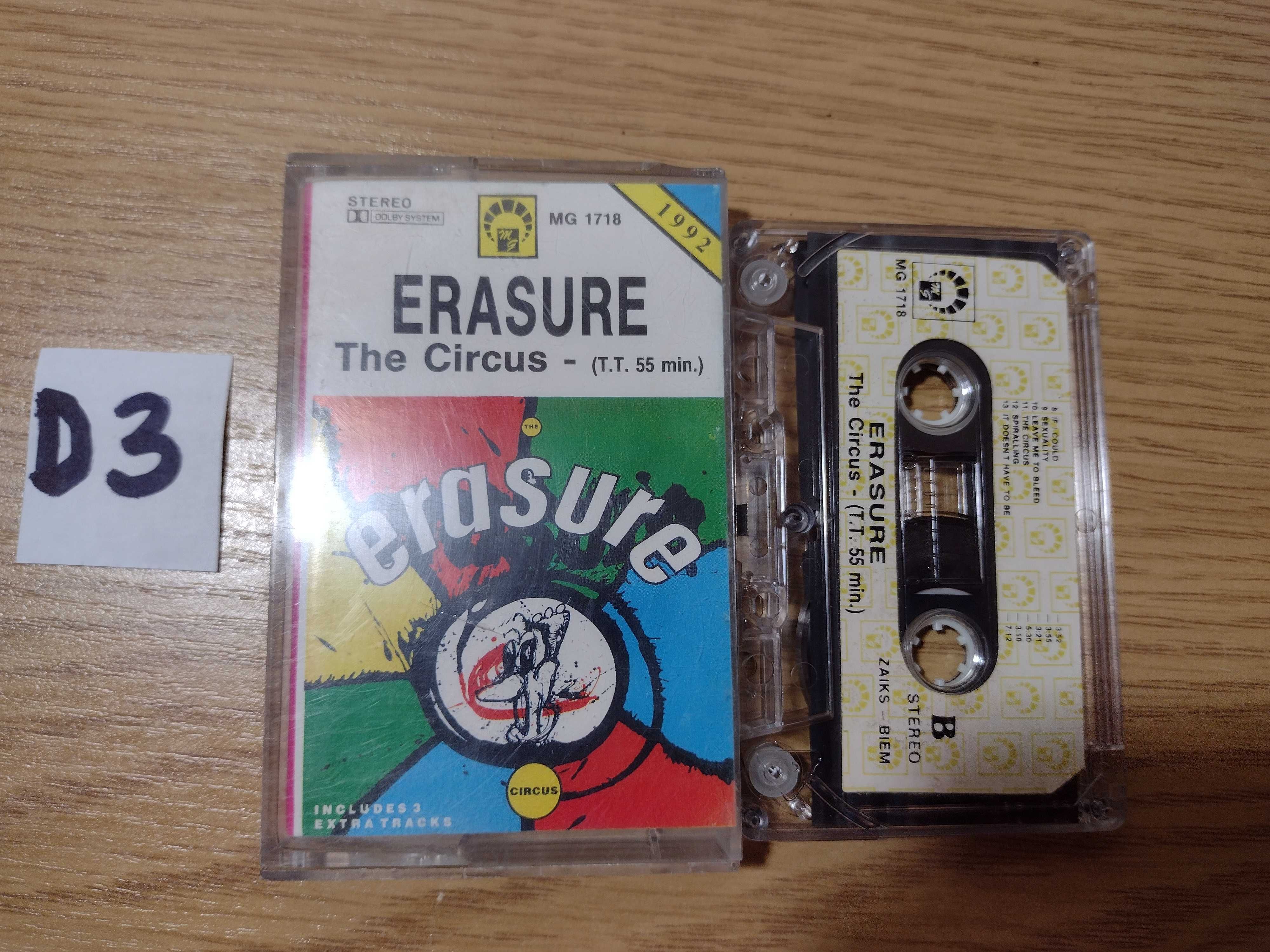 Kaseta Erasure The Circus