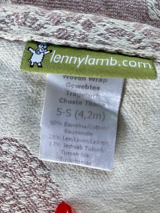 Lennylamb żakardowa chusta pudrowa koronka