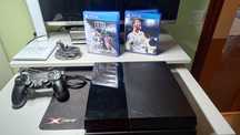 PlayStation 4 500gb pad kable gry