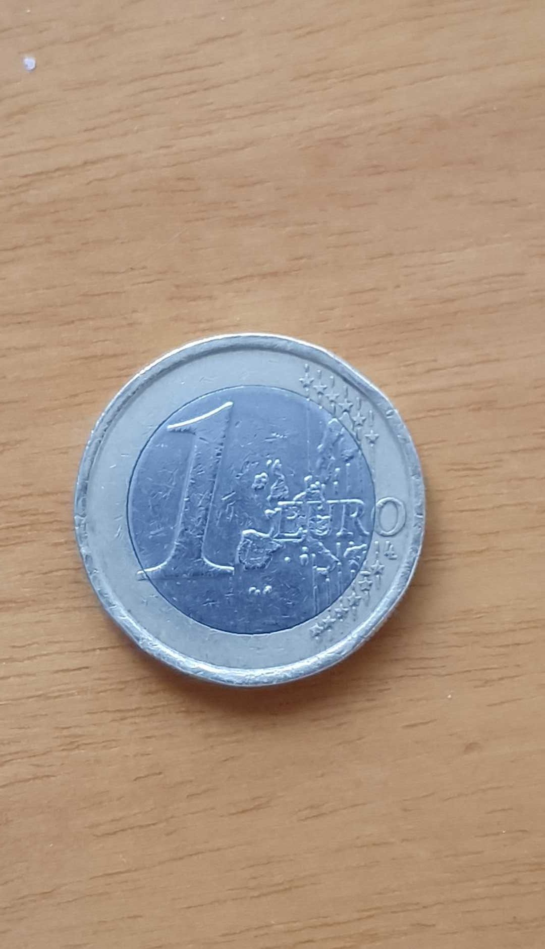 1 евро 2002 г Италия