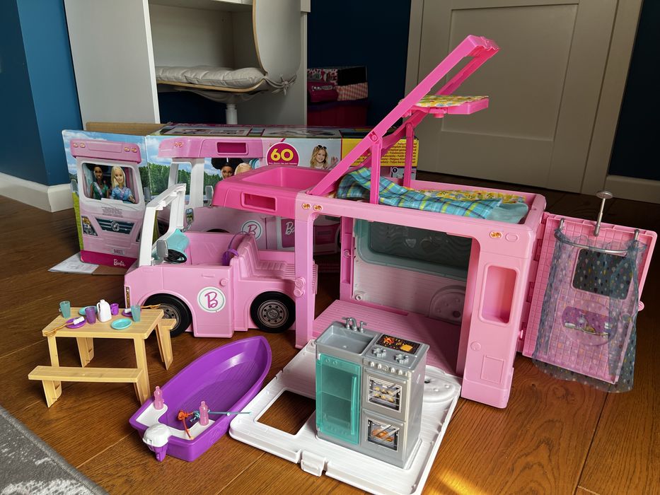 Kamper Barbie Duży Zestaw