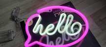 Neon Led Forever LIGHT Hello