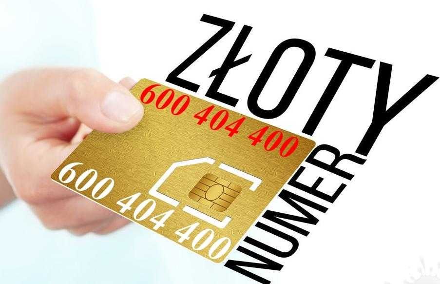 Złoty numer 600.404.400