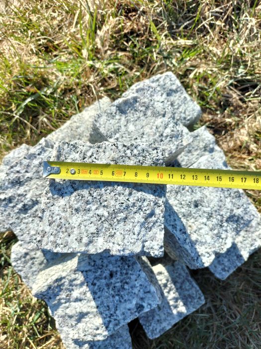 Kostka granitowa szara, Kostka brukowa, bruk, 8/11 tzw.10 łamana