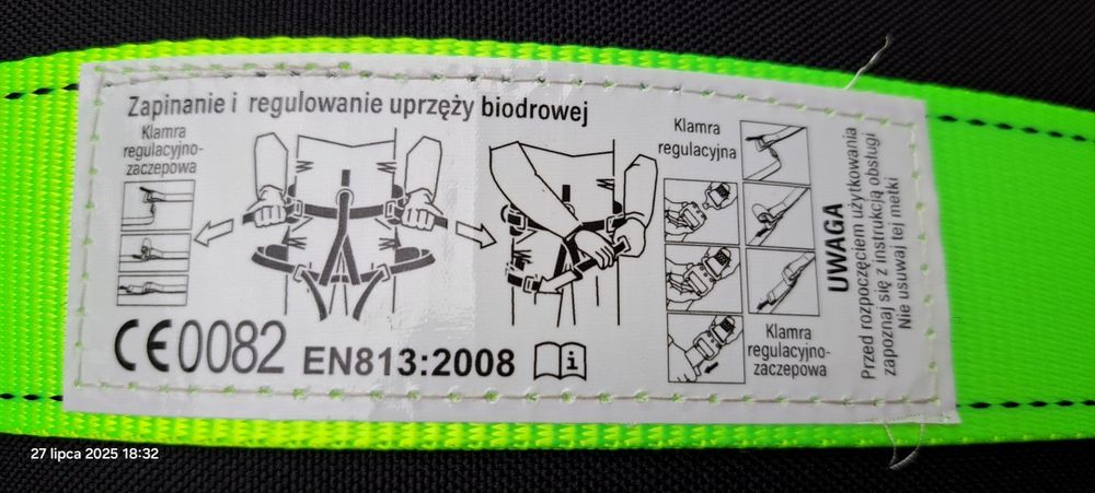 Szelek bezpieczeństwa grasshopper