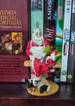 Estátua do Pai Natal – festiva e encantadora