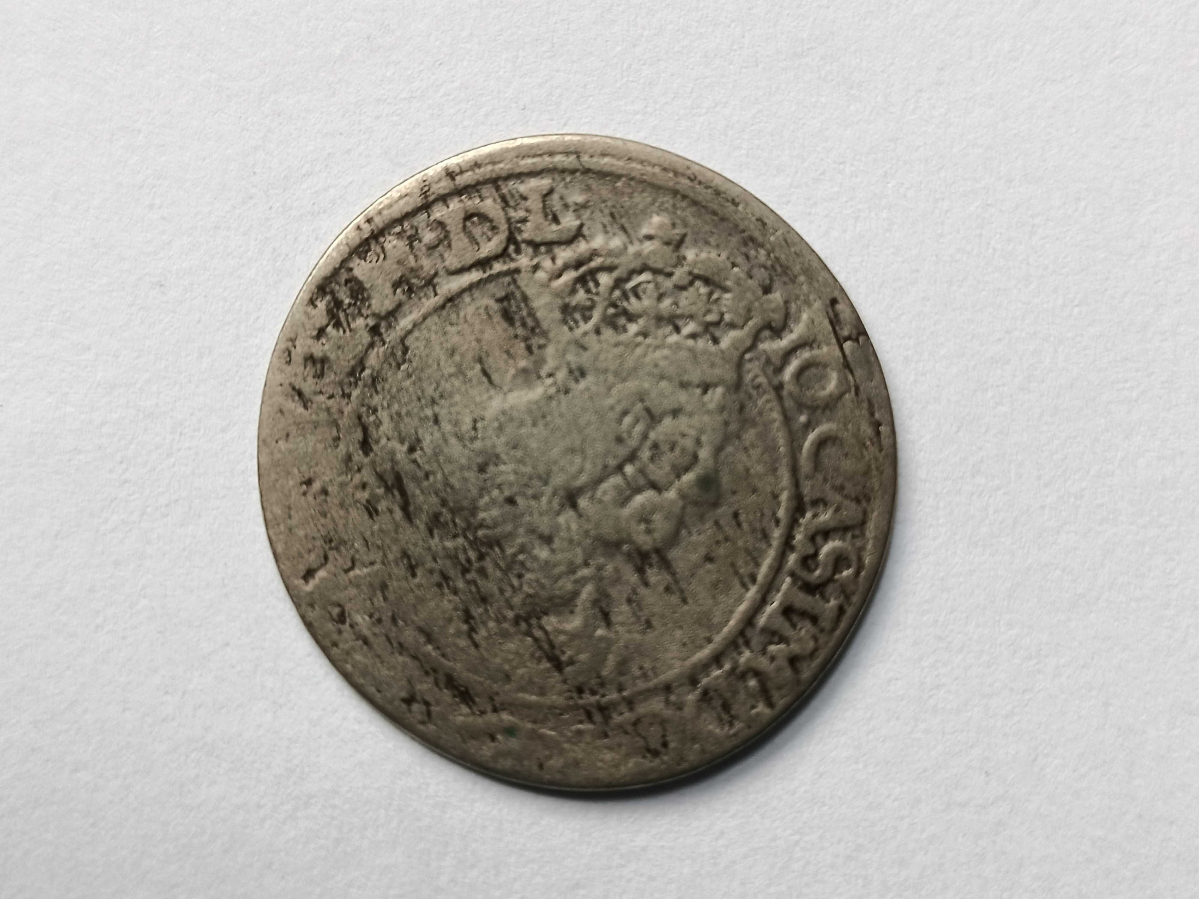 Szustak 1663 AT Jan ll Kazimierz oryginał Srebro