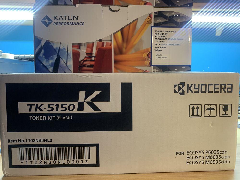 Nowy 4szt. komplet tonerów TK-5150 do Kyocera: M - 6035, 6535, P 6935