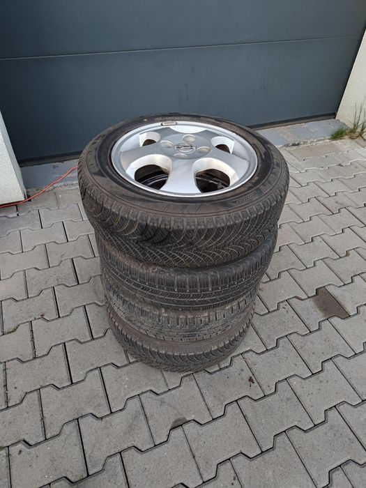 Koła Opel 14" | Aluminiowe felgi GM + opony wielosezonowe | Bytom