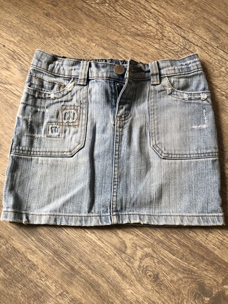 Spódniczka jeans dla 8 latki, rozm 128