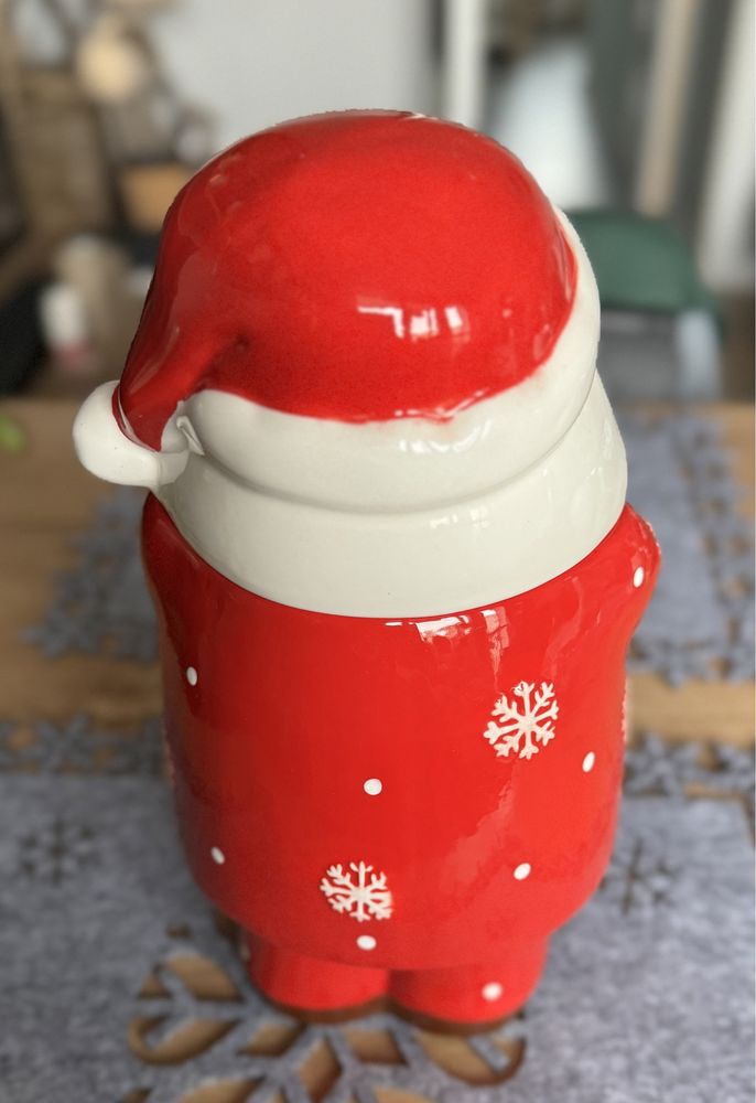 Świateczny Mikołaj ceramiczny