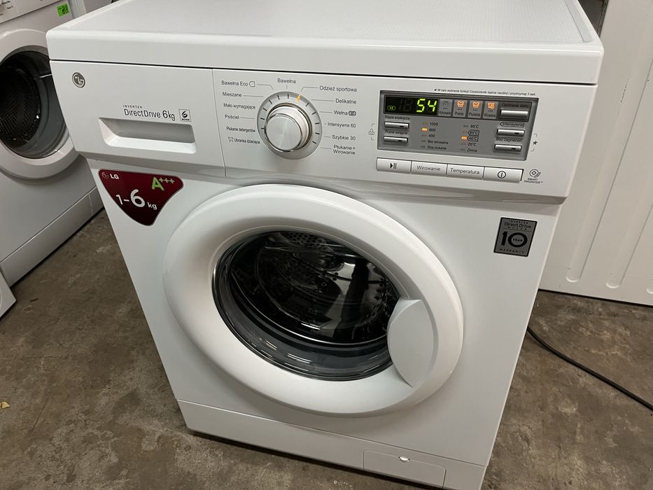 Pralka LG 45cm 6kg 1000ob |12msc |BD stan |Dowóz
