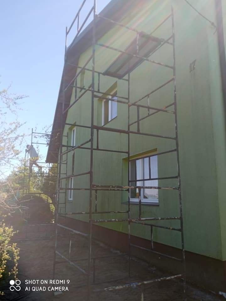 Mycie Malowanie Dachów Elewacji Kostki Tynkowanie zewnętrzne struktura