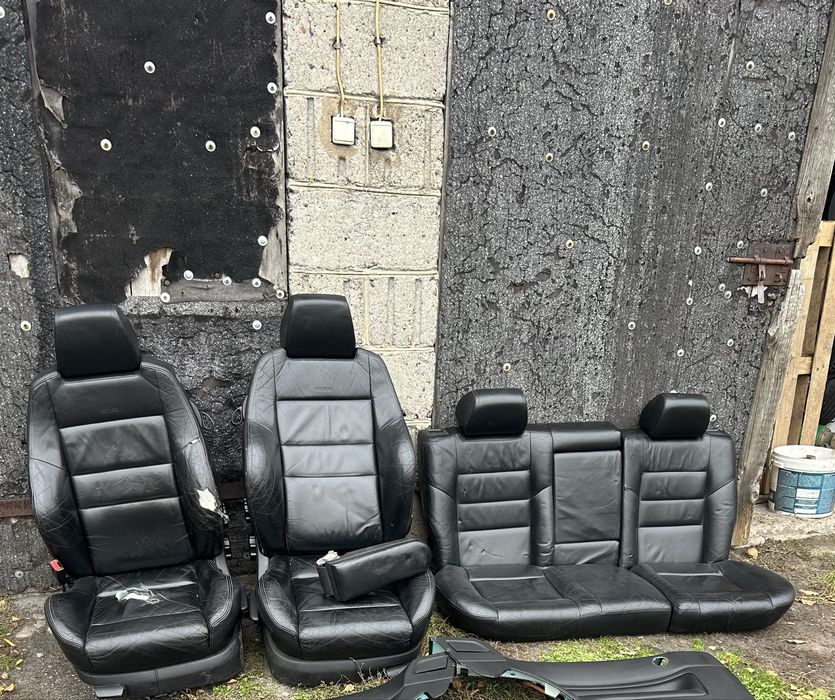 Fotele recaro skóra golf 4 3d fotele podłokietnik