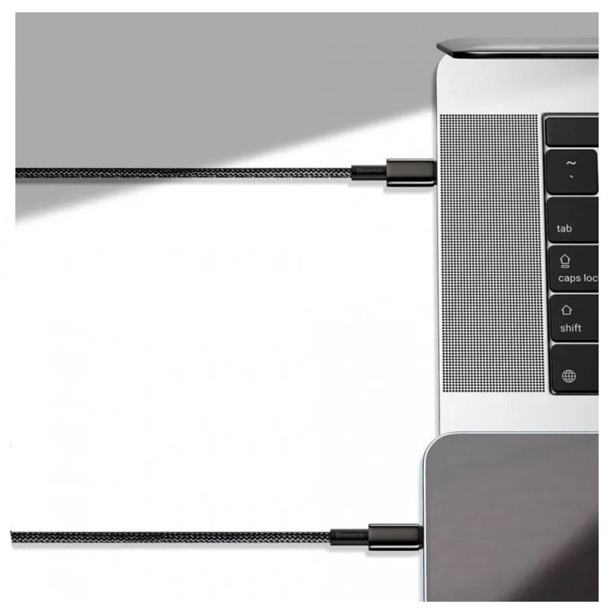 Кабель Baseus з чіпом Type-C to Type-C 100W / 5A / 200см