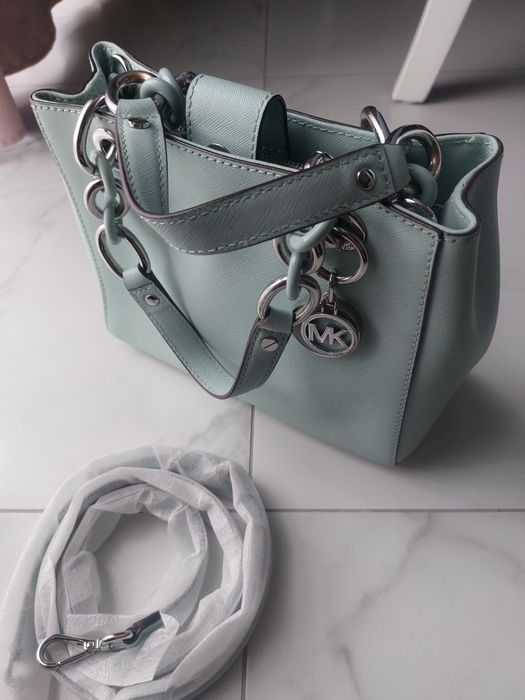 Oryginalna torebka Michaela Korsa miętowa