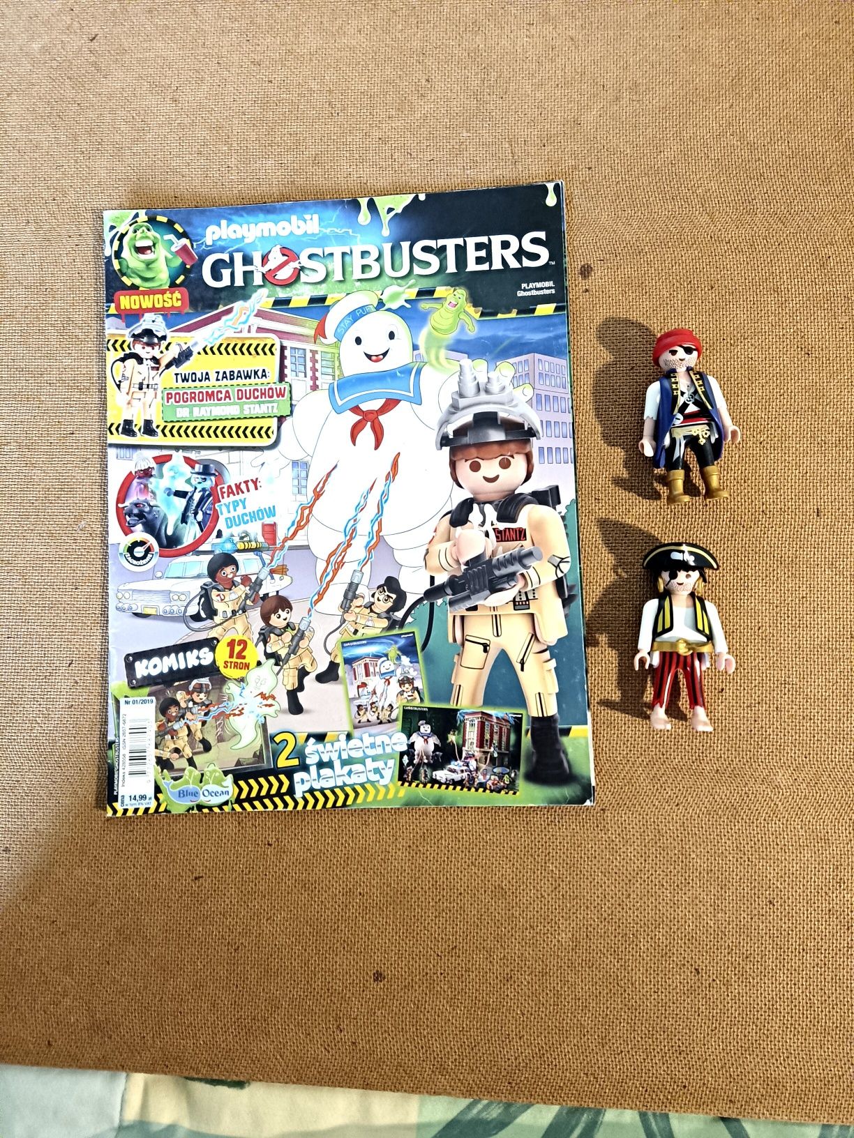 Playmobil Ghostbuster + figurki pirat