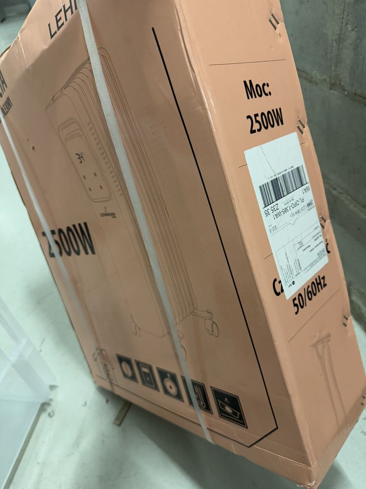 Grzejnik olejowy kaloryfer Lehmann Murcia 2500W czarny