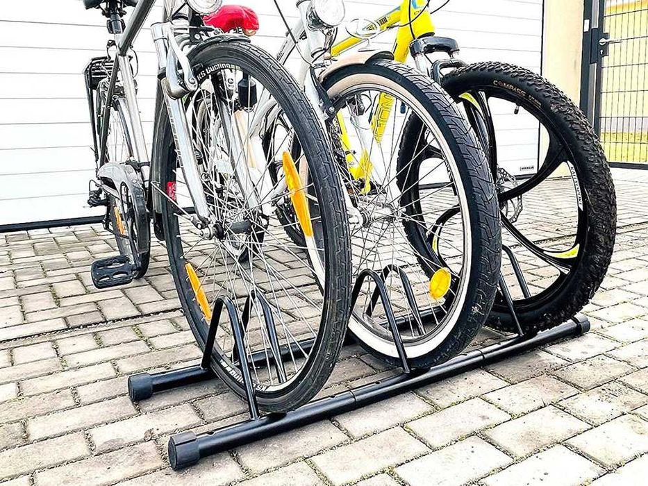 Stojak na 3 rowery rower rowerowy przechowywanie serwis barierki