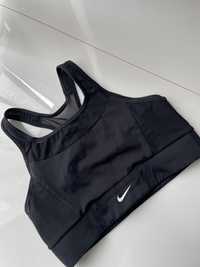 Nike top stanik sportowy crop czarny