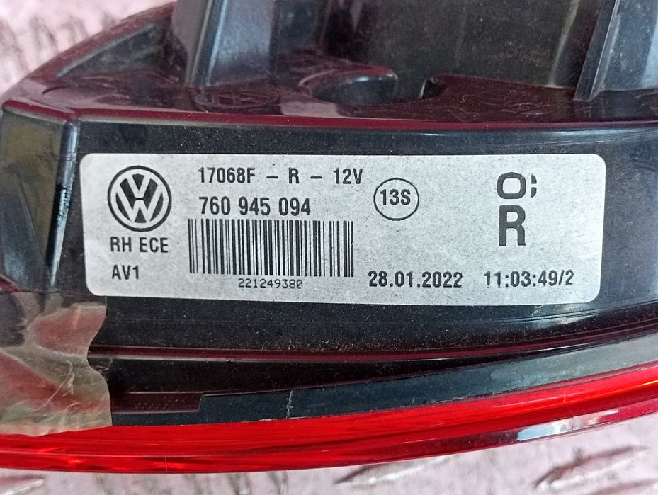 Фонарь задній ляда Touareg CR фара задня на ляді Туарег ЦР таурег ср