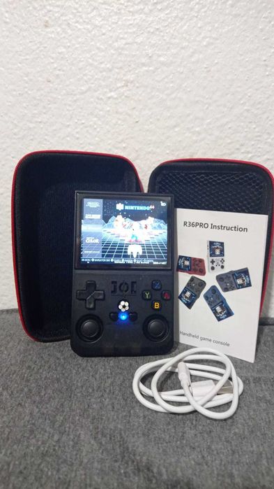 Consola Portátil Retrô R36Pro - Preto - Nova!!
