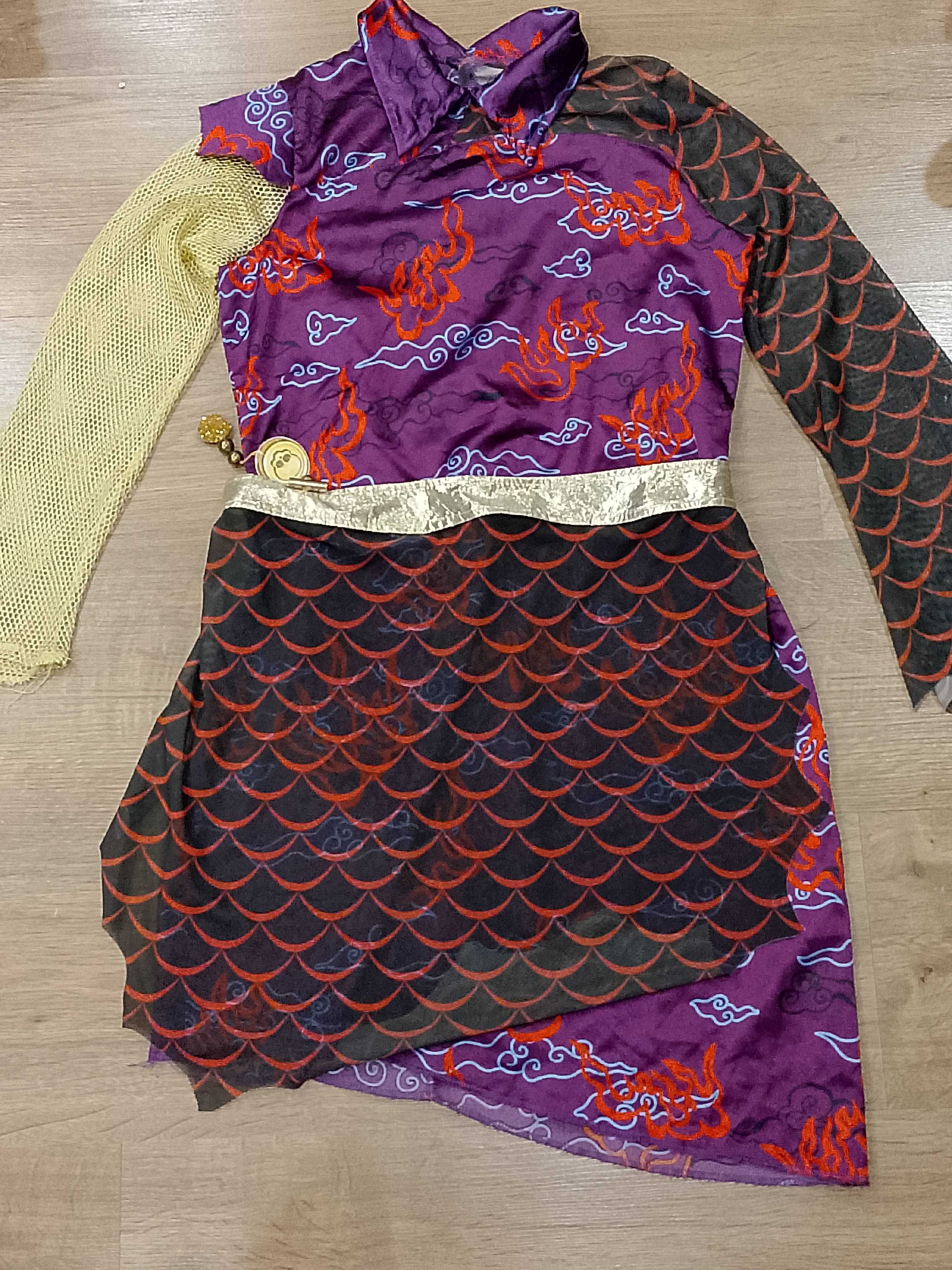 Strój karnawałowy Halloween Monster High Jinafire Long 10-11 lat