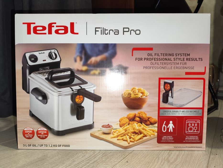 Нова Фритюрниця Tefal Filtra Pro FR511170